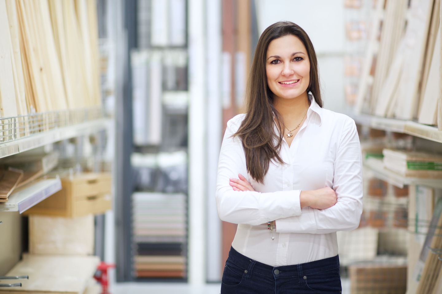 La imagen de un vendedor profesional 